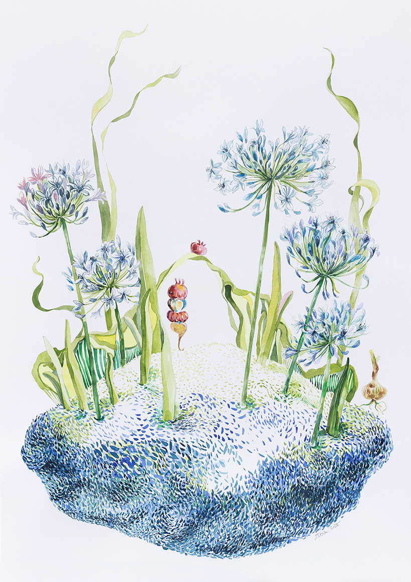 Gabalėlis rojaus_A piece of Heaven Botaninis atvirukas